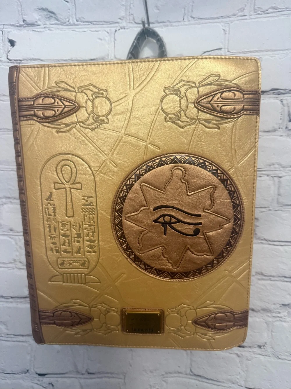 Loungefly The Mummy Book of the living Backpack with matching wallet set rare